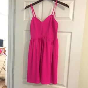 Gianni Bini hot pink dress